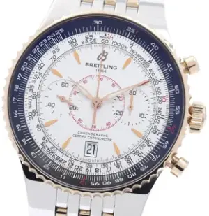 Breitling Breitling Montbrillant C23340 28mm Rose gold and Stainless steel White