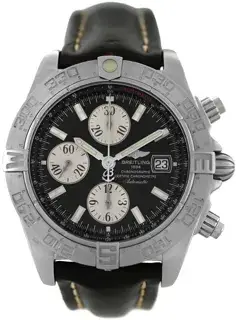 Breitling Breitling Galactic A13364 48mm Stainless steel Black
