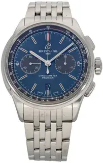 Breitling Breitling Premier AB0118 42mm Stainless steel Blue