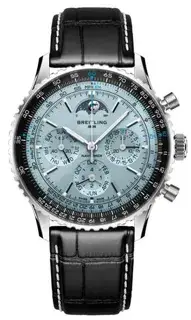 Breitling Breitling Navitimer PB1920251C1P1 43mm Platinum and Stainless steel Blue