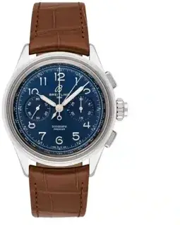 Breitling Breitling Premier AB1510171C1P1 42mm Stainless steel Blue