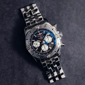 Breitling Breitling Chronomat 44 Airborne30th Anniversary $9K MSRP Black Dial Boxes Bracelet