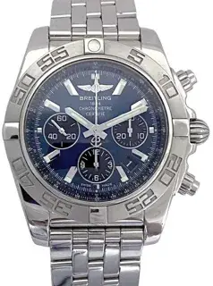 Breitling Breitling Chronomat 44 AB0110/A011C89PA 44mm Stainless steel Blue