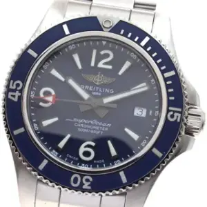 Breitling Breitling Superocean A17366 42mm Stainless steel Navy blue
