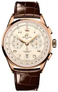 Breitling Breitling Premier RB0145371G1P1 42mm Rose gold White