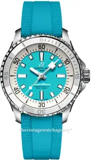 Breitling Breitling Superocean A17377211C1S1 36mm Stainless steel Turquoise
