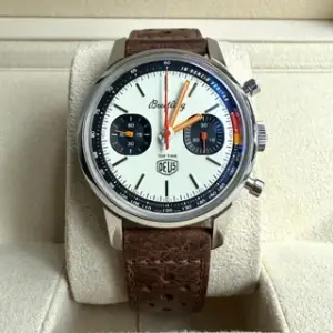 Breitling Breitling Premier A233101A1A1X1 41mm Stainless steel Beige