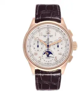 Breitling Breitling Premier RB2510371G1P1 42mm Rose gold Silver