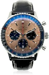 Breitling Breitling Navitimer AB0138241K1P1-020725 43mm Stainless steel Brown