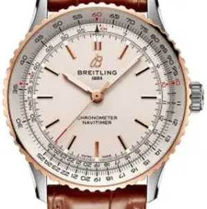 Breitling Breitling Navitimer U17329F41G1P1 41mm Rose gold and Stainless steel Champagne