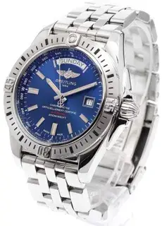 Breitling Breitling Galactic A45320 44mm Stainless steel Blue
