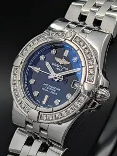 Breitling Breitling Galactic A71340 30mm Stainless steel Black