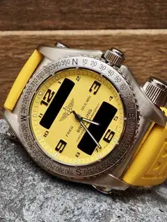 Breitling Breitling Emergency A76321 42mm Titanium Yellow