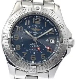 Breitling Breitling Colt GMT A32350 40mm Stainless steel Blue