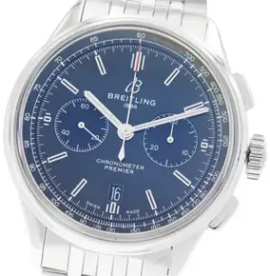 Breitling Breitling Premier AB0118 42mm Stainless steel Green