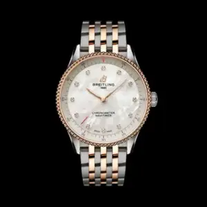 Breitling Breitling Navitimer U77320E61A1U1 32mm Rose gold and Stainless steel White