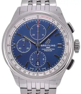 Breitling Breitling Premier A13315 42mm Stainless steel Blue