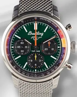 Breitling Breitling Top Time AB01762A1L1A1 41mm Stainless steel Green