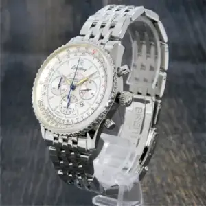 Breitling Breitling Montbrillant A41030 38mm Stainless steel Silver and White