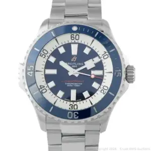 Breitling Breitling Superocean A17378 46mm Stainless steel Blue