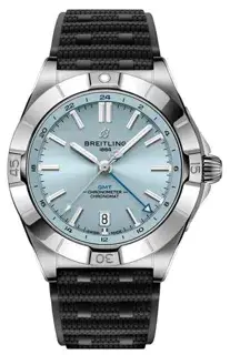 Breitling Breitling Chronomat P32398101C1S2 40mm Platinum and Stainless steel Blue