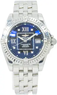 Breitling Breitling Galactic A71356 32mm Stainless steel Blue