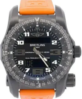 Breitling Breitling Emergency V76325 51mm Titanium and DLC Black