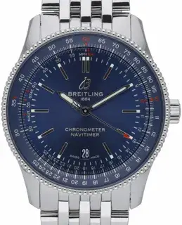 Breitling Breitling Navitimer A17326 41mm Stainless steel Blue
