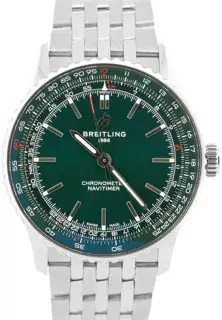 Breitling Breitling Navitimer A17329 41mm Stainless steel Green