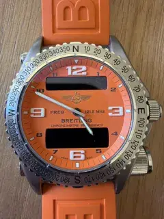 Breitling Breitling Emergency E76321 45mm Stainless steel Orange