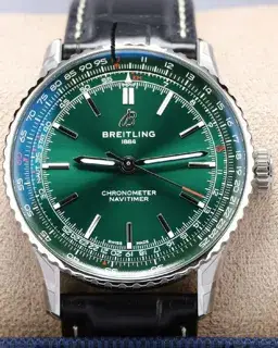Breitling Breitling Navitimer A17329371L1P1 41mm Stainless steel Green