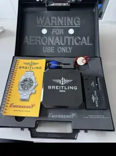 Breitling Breitling Emergency E56321 43mm Titanium Blue