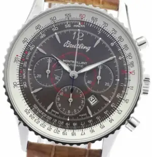 Breitling Breitling Montbrillant A41370 38mm Stainless steel Brown
