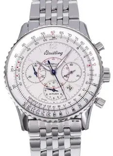 Breitling Breitling Montbrillant A41330 / A414G96NP 38mm Stainless steel White