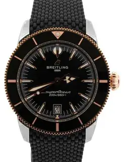 Breitling Breitling SUPEROCEAN HERITAGE 42 UB3111 42mm Yellow gold and Stainless steel Black