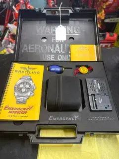 Breitling Breitling Emergency HPB017762 47mm Stainless steel Black and Silver