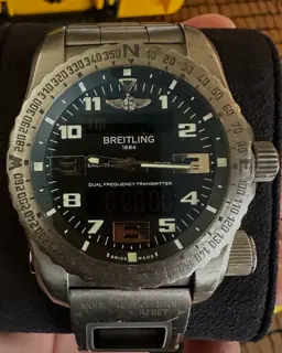 Breitling Breitling Emergency E76325 51mm Titanium Black