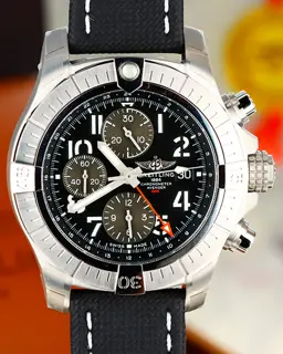 Breitling Breitling Avenger A24315 45mm Stainless steel Black