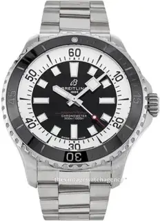 Breitling Breitling Superocean A17376211B1A1 44mm Stainless steel Black