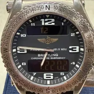 Breitling Breitling Emergency E7632110 43mm Titanium Black