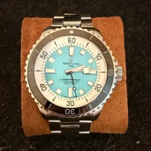 Breitling Breitling Superocean A17376211L2A1 44mm Stainless steel Turquoise