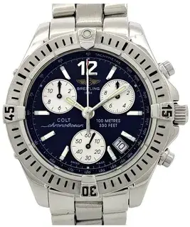 Breitling Breitling Colt A53350 38mm Stainless steel Blue and Silver