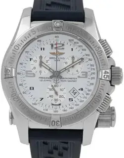 Breitling Breitling Emergency A73321 45mm Stainless steel White