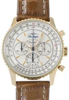 Breitling Breitling Montbrillant H303GBAFBA 38mm Rose gold Silver