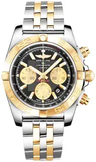 Breitling Breitling Chronomat CB0110121B1C1 44mm Rose gold and Stainless steel Black