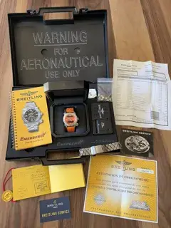 Breitling Breitling Emergency E76321 16mm Titanium Orange
