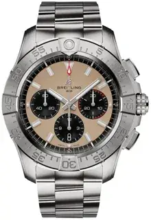 Breitling Breitling Avenger AB0147101A1A1 44mm Stainless steel Beige