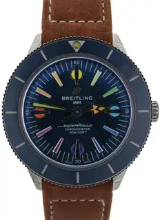 Breitling Breitling Superocean 42mm Stainless steel Blue