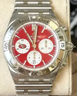 Breitling Breitling Chronomat AB0134 42mm Stainless steel Red