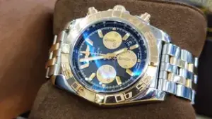 Breitling Breitling Chronomat CB0110 44mm Yellow gold and Stainless steel Black